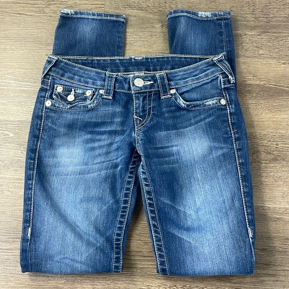 True Religion Women’s Low Rise Skinny WFPLS Natural Fit Jeans, size 26 - Picture 1 of 13